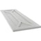 Ekena Millwork True Fit PVC San Carlos Mission Style Fixed Mount Shutters, Hailstorm Gray, 12W x 28H, PR TFP001SC12X028ST - alternate 15